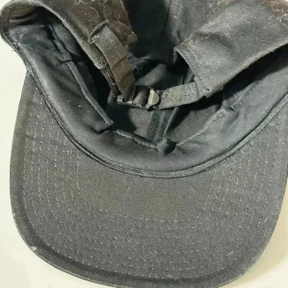 Gloria Vanderbilt - GV - Black and Red Adjustable Cap Baseball Hat - Picture 2 of 2